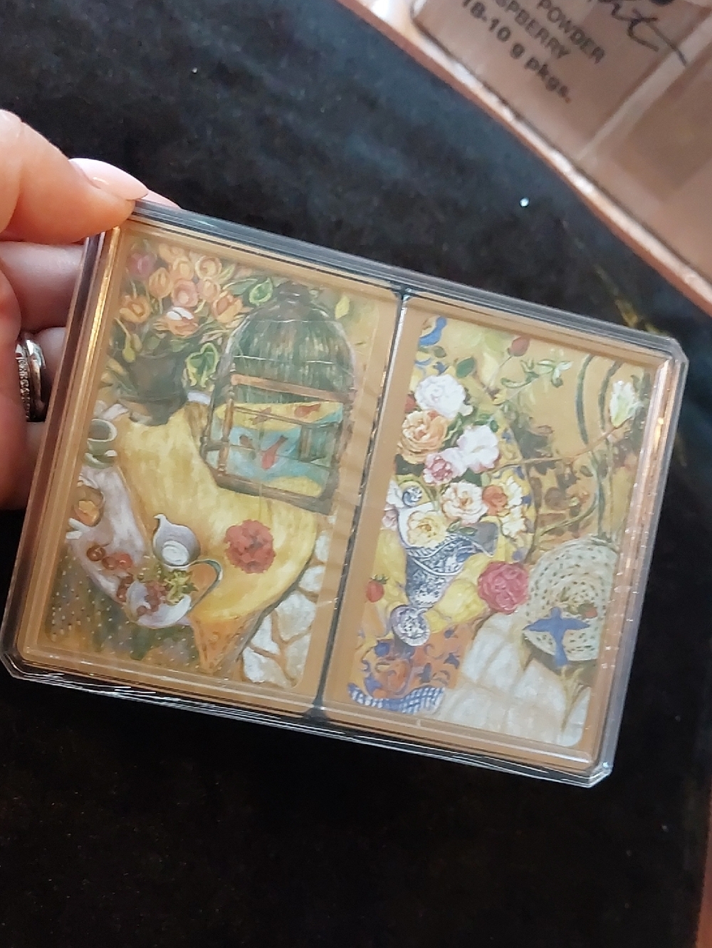 Bombay 2001 New Sealed 2 Pack Playing Cards Oil Painting Style